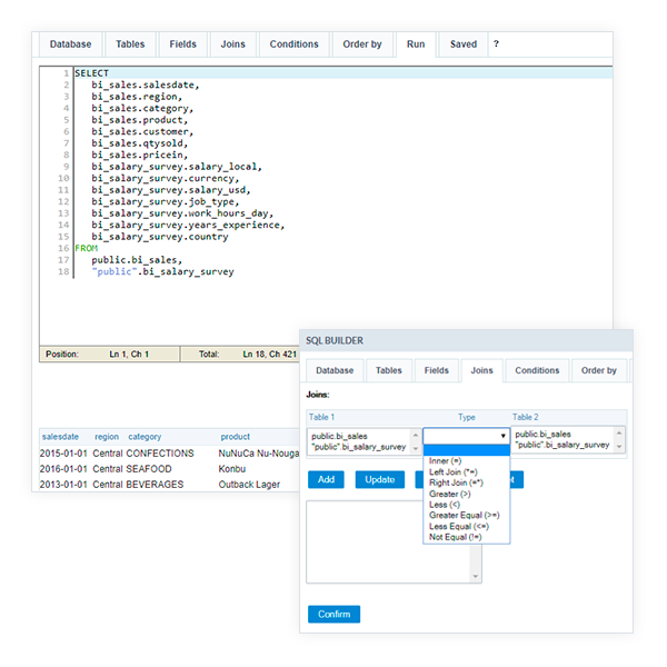 SQL Builder (Query Manager)
