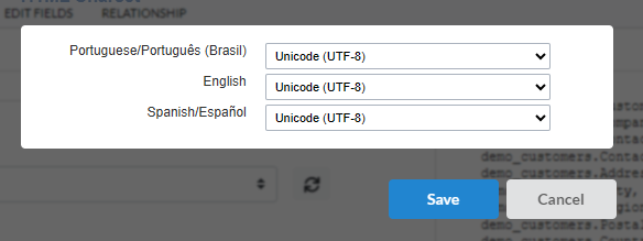 Edit language button options
