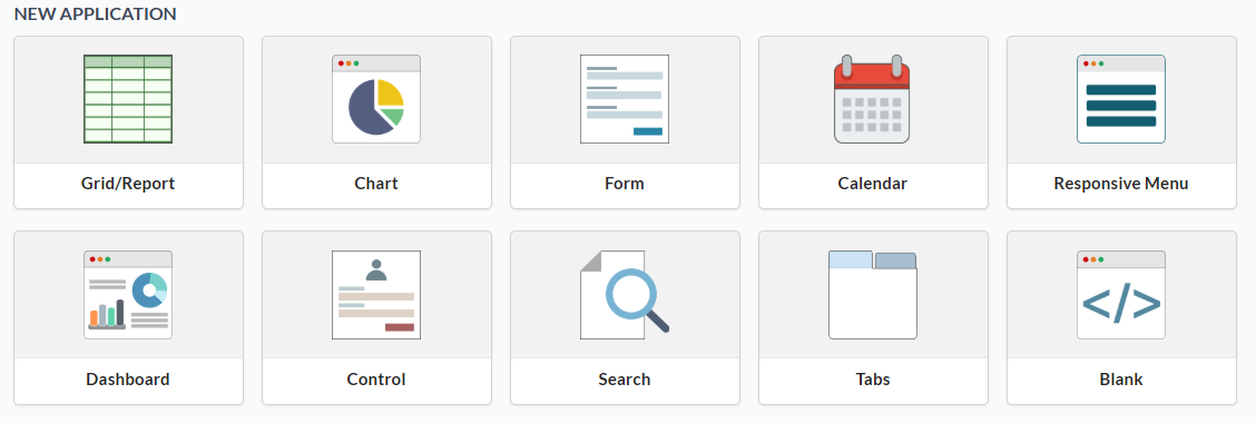 Scriptcase applications list