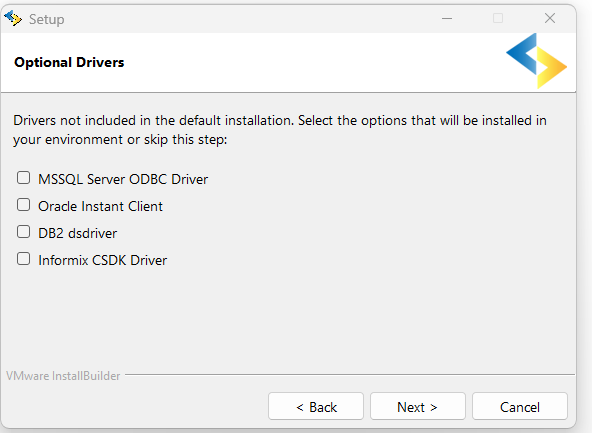 Additional connection driver selection