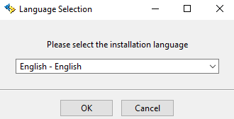 Installation language