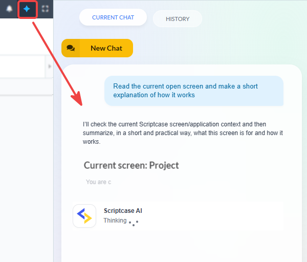 Scriptcase AI chat