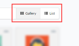 Project display button