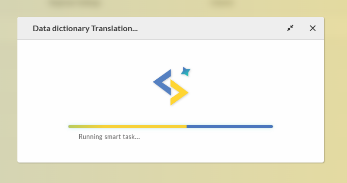 Automatic translation generation screen