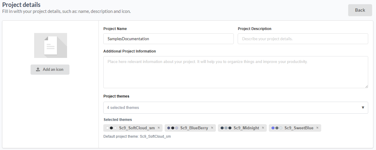 Project information