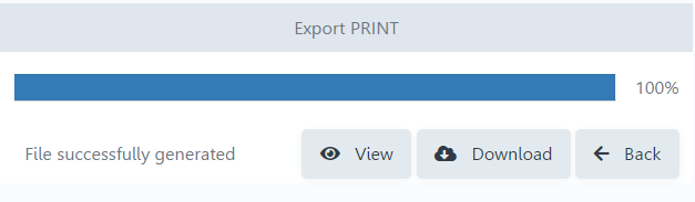 Exemplo da tela de solicitação de senha ao abrir arquivo exportado