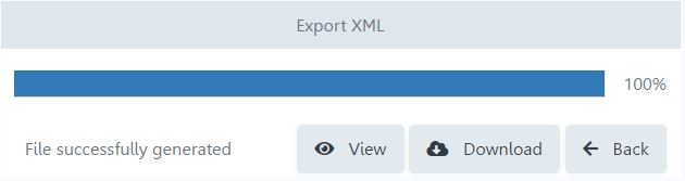 Exemplo da tela de solicitação de senha ao abrir arquivo exportado