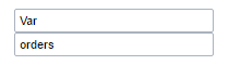 Variable for Table Configuration.