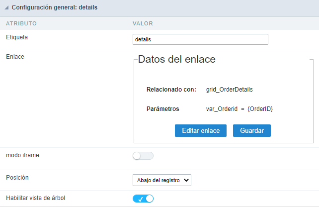 General Nested grid configuration