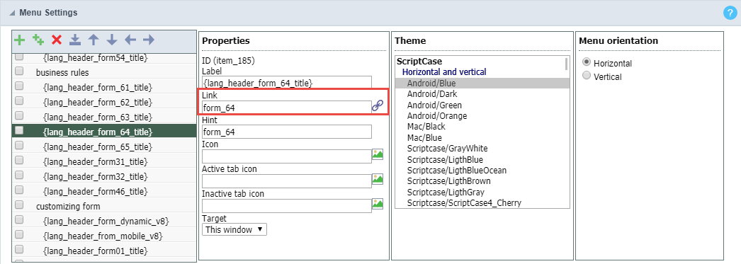 Application Import Interface.