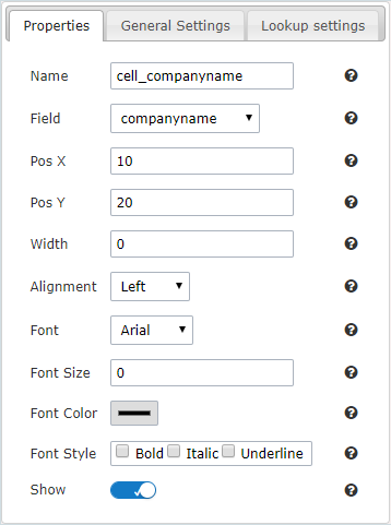 Setting Field Properties