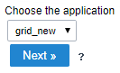 Select the desired application
