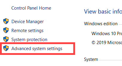 Control Panel