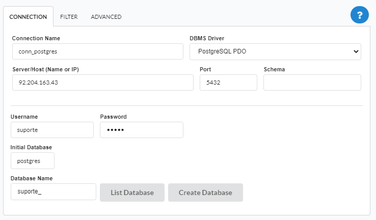 Connecting to the Database