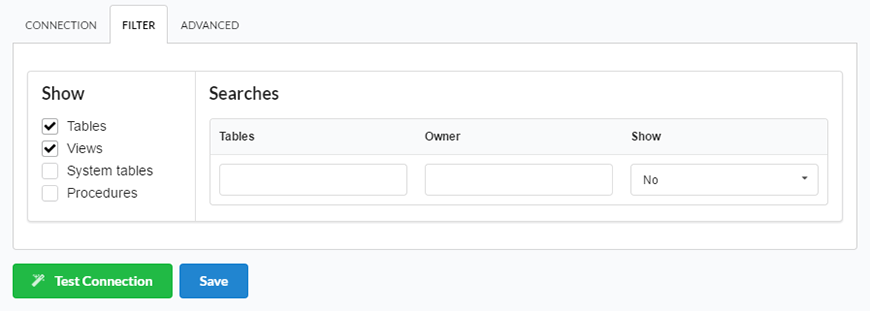 Filtering the Windows database