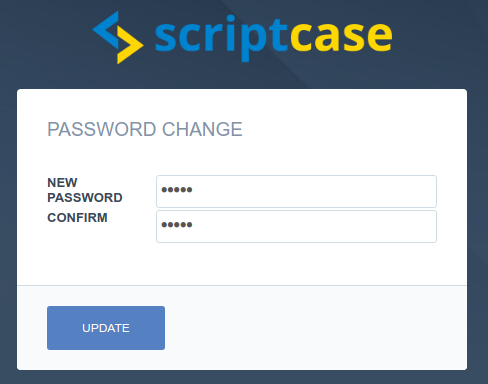 Define the new password to the production environment