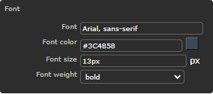 Font Settings