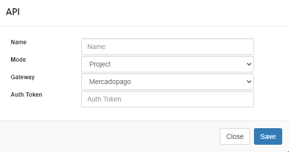 Payment configuration using Mercado Pago API