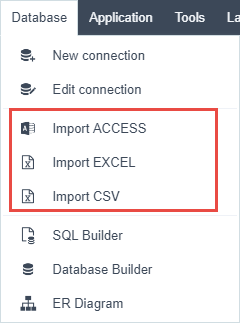 Access to database convert