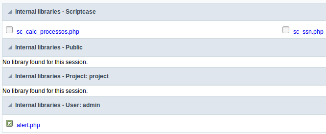 Selecting and using Scripts