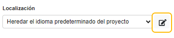 Botón editar idioma