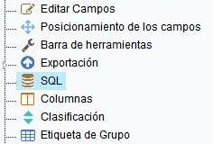 Accediendo al SQL de la Grid
