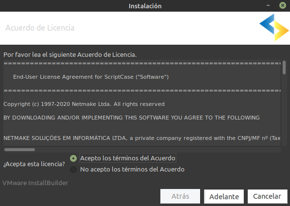 Contrato de la instalación