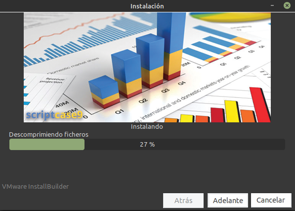 Progreso de la instalación