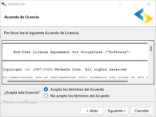 Licencia de la instalación
