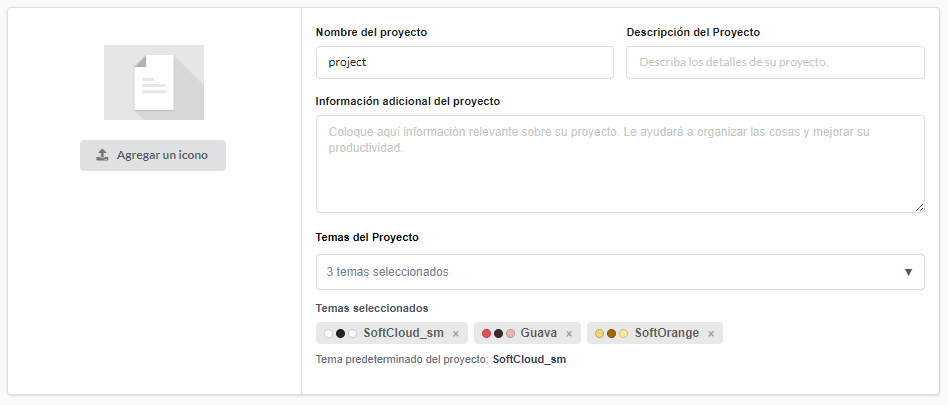 Información del proyecto