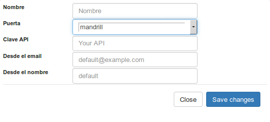 Sending Configuration