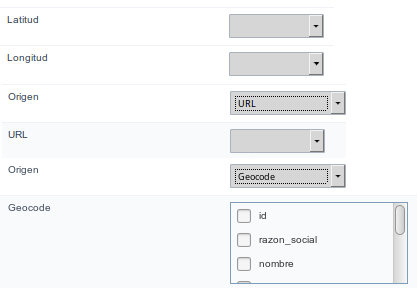 Home Configuration Interface.