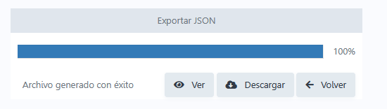 Ejemplo de pantalla de solicitud de contraseña al abrir un archivo exportado