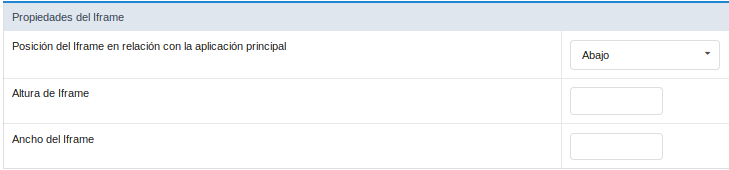 Propiedades del Iframe