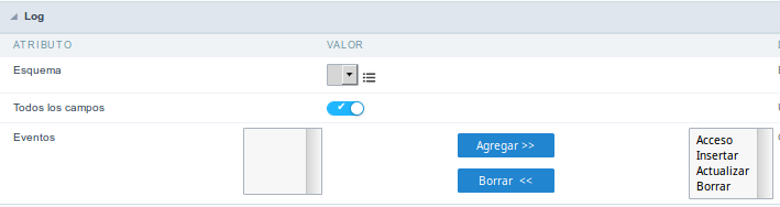 Application Log configuration