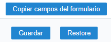 Configuración general del posicionamiento de los campos de consulta en el formulario de cuadrícula editable de vista