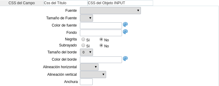 Display settings.