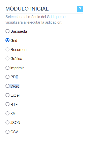 Grid Application Modules