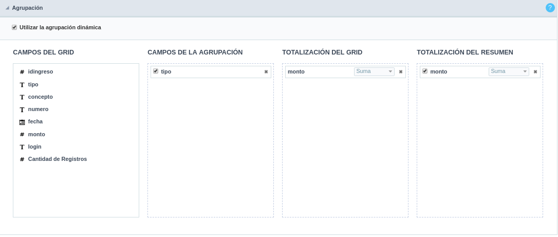 Dynamic Group By Interface Rules.