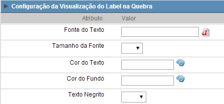 Layout configuration of the Group By Label