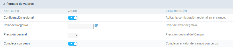 Formatting Decimal Field Values