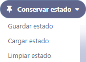 Ejemplo de la opción Conservar estado en funcionamiento