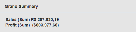 Final application with the option "Line break per field" enabled