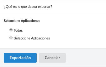 Export application