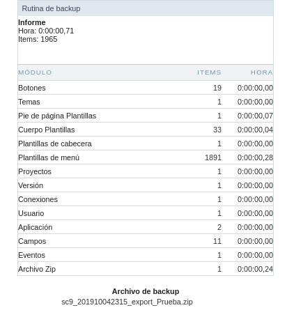 Export log 