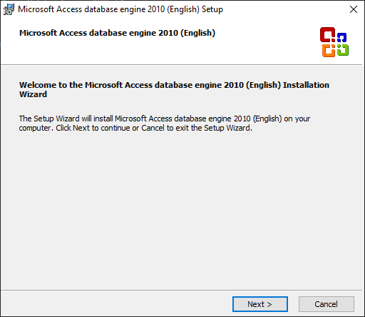 Instalando el Access Database Engine.