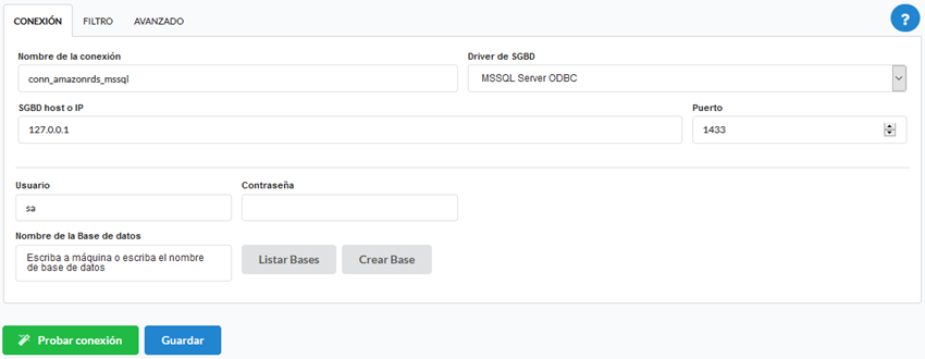 Conectando a la base de datos