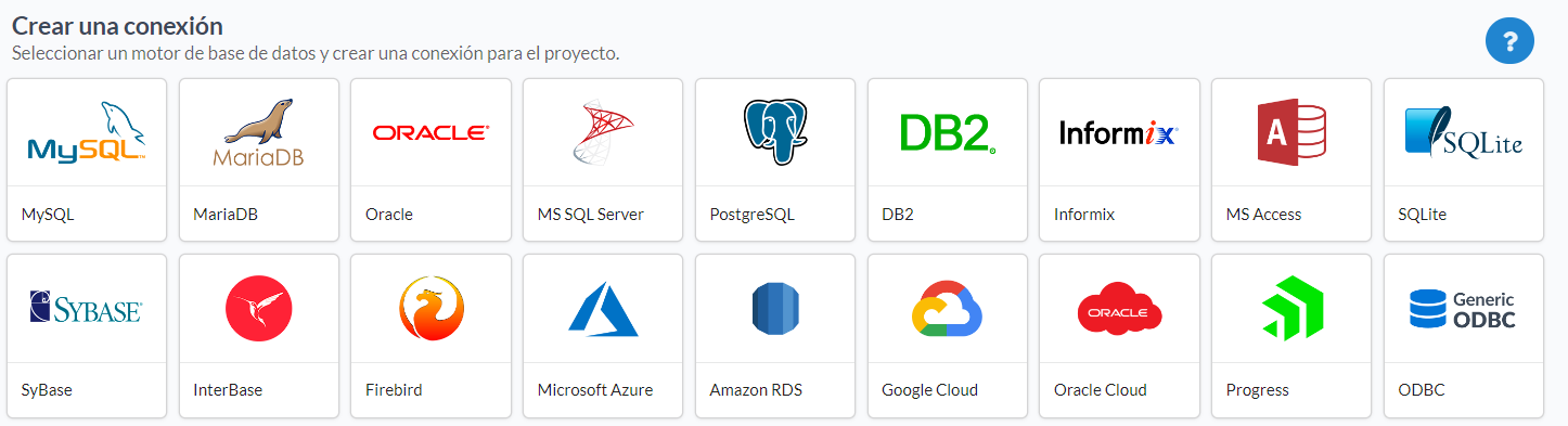 Selecting the database connection