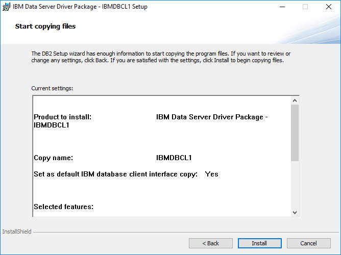 Configuración de DB2 DsDriver