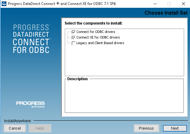 Installing the Progress OpenEdge ODBC Connector.